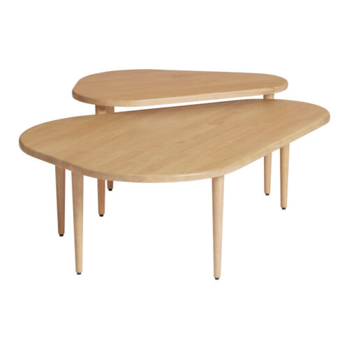 Barnes Wood Scandi Nesting Coffee Tables 2 Piece Set Barnes Wood Scandi Nesting Coffee Tables 2 Piece Set