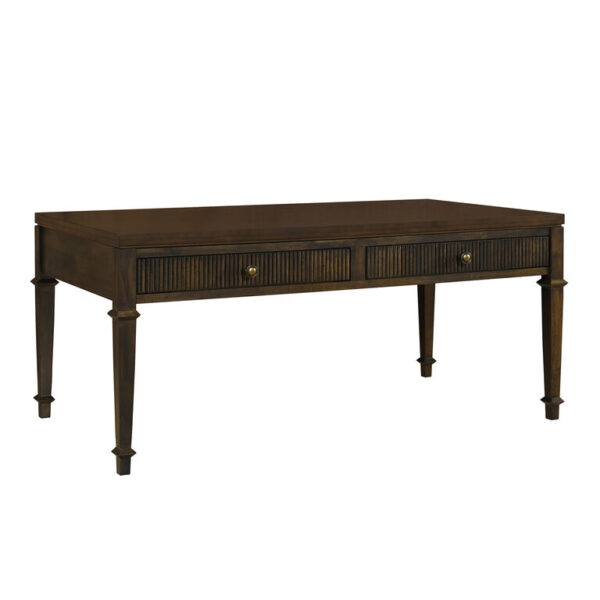Bowen Dark Brown Wood Coffee Table with Drawers Bowen Dark Brown Wood Coffee Table with Drawers