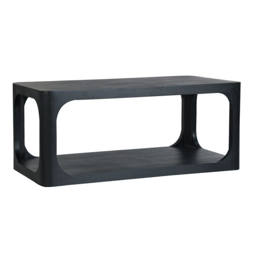 Branyon Wood Coffee Table with Shelf