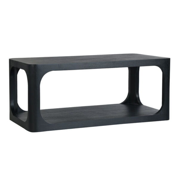 Branyon Wood Coffee Table with Shelf