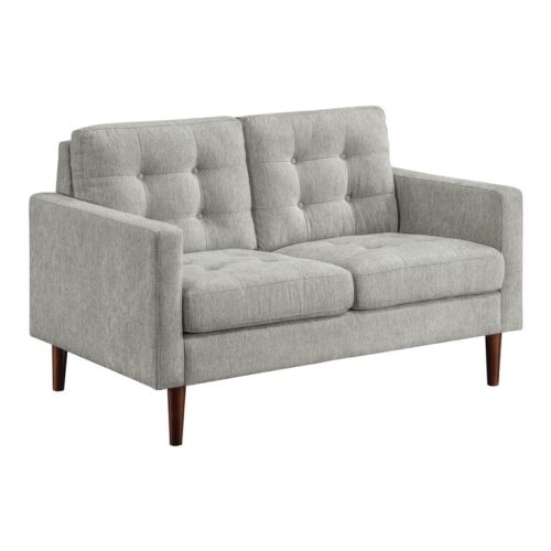 Cannon Mid Century Tufted Upholstered Loveseat