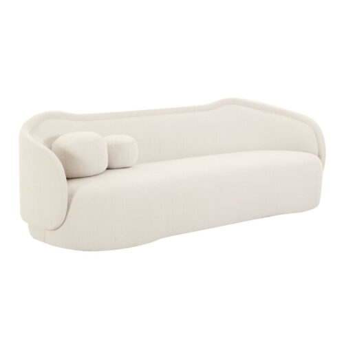 Carthage Textured Velvet Modern Sofa