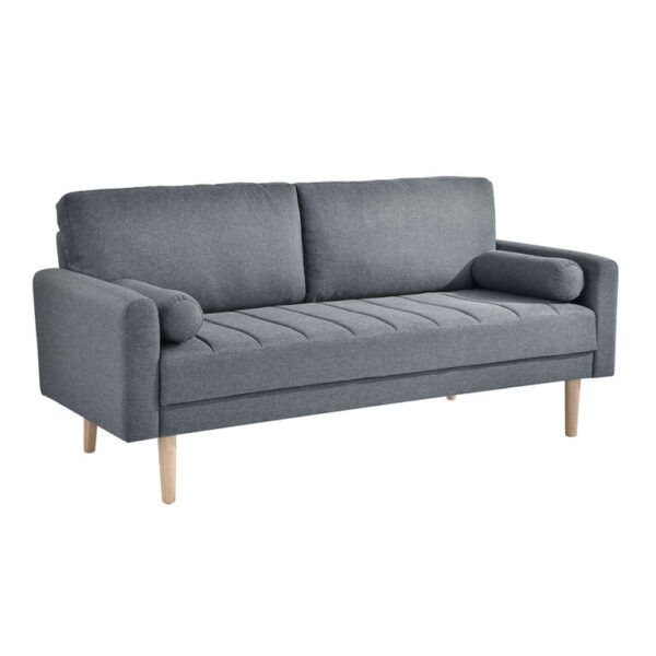 Espinoza Gray Channel Tufted Sofa Espinoza Gray Channel Tufted Sofa