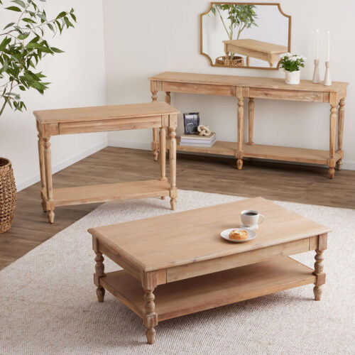 Everett Wood Table Collection
