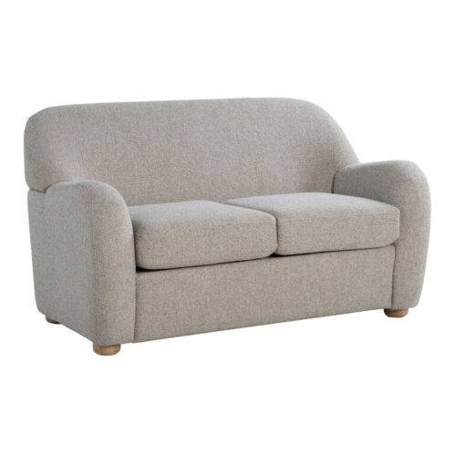 Harmony Boucle Swoop Arm Loveseat
