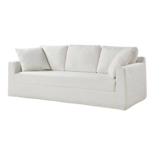 Merchland White Slipcover Sofa