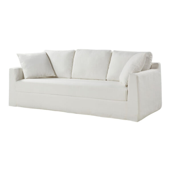 Merchland White Slipcover Sofa
