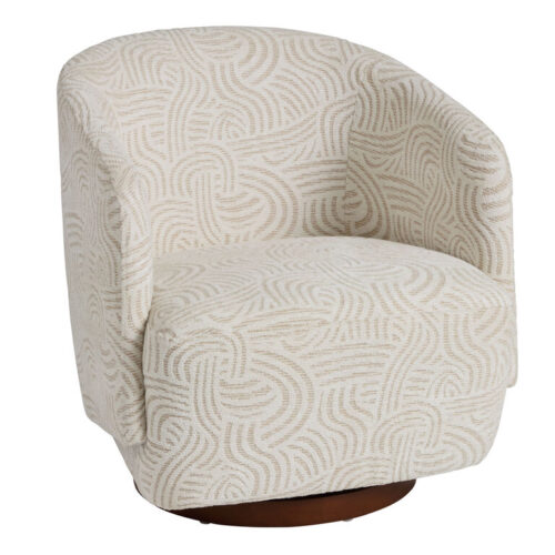Sophie Upholstered Swivel Chair