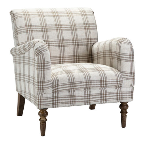 Veda Plaid Upholstered Chair